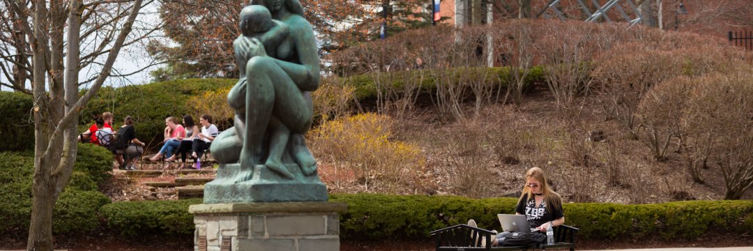 Academic quad at Utica College
