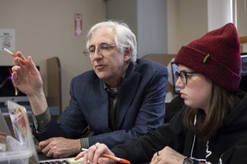 Dave Chanatry with CMM student 188A_0238