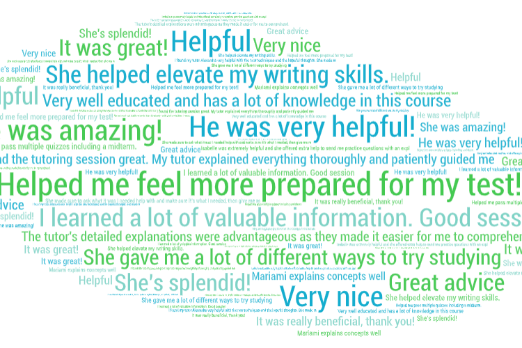 Peer Tutoring student comments